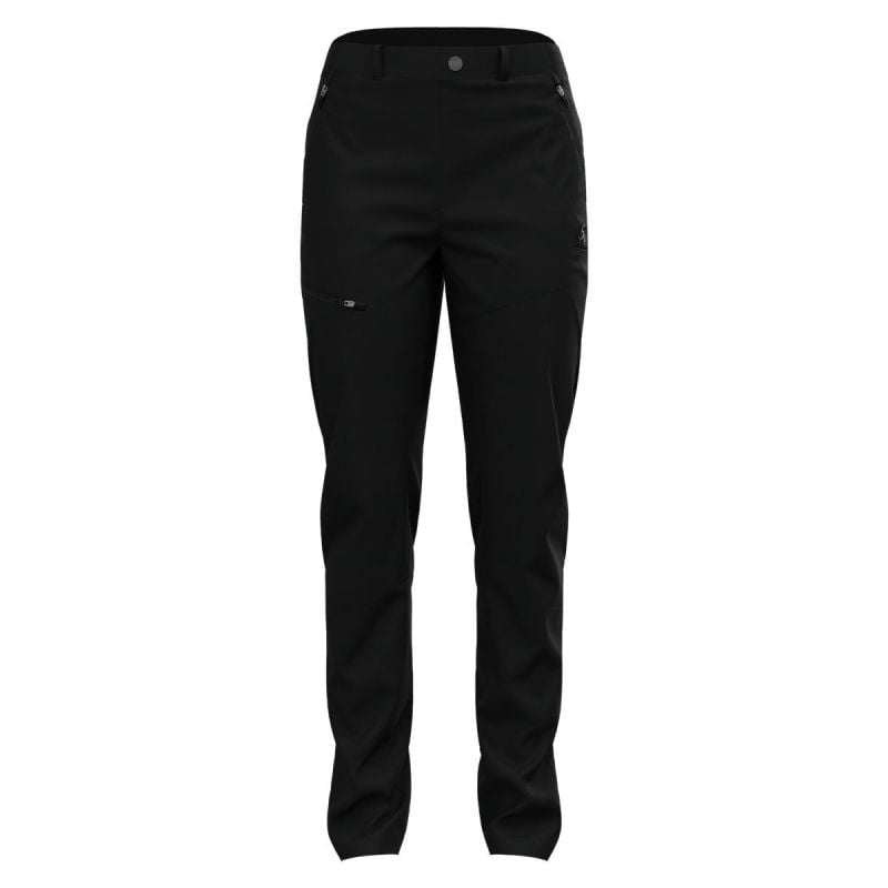 Naisten Odlo PANTS REGULAR LENGTH ASCENT LIGHT (mustat) housut