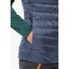 JACK WOLSKINS PILVI DOWN VEST M (Evening Sky) til mænd - ærmeløs vest