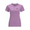 JACK WOLSKINS Kammweg S/S W (Velvet) T-skjorte for kvinner