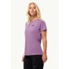 JACK WOLSKINS Kammweg S/S W (Velvet) T-skjorte for kvinner