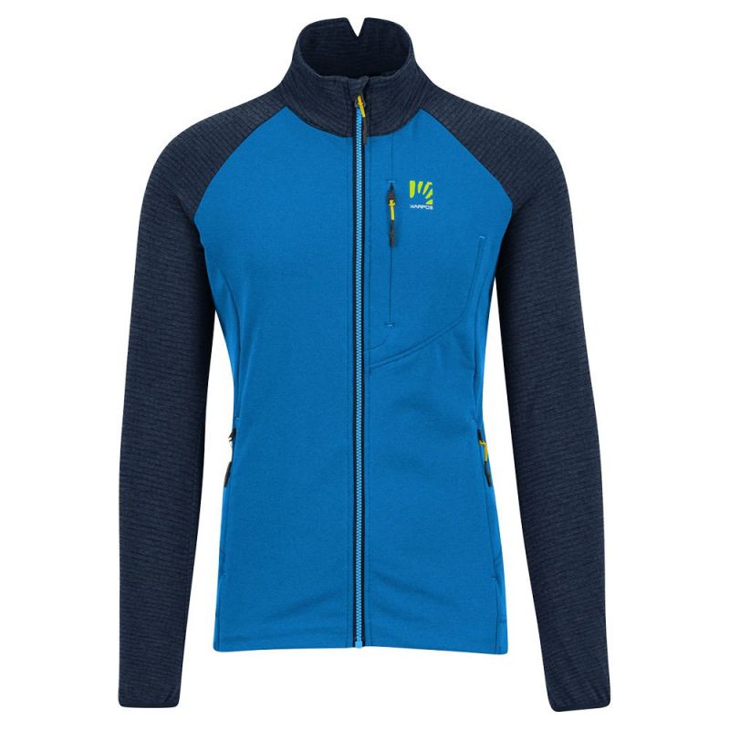 Polar fleece Karpos PIZZ. EVO F-Z FLEECE (OUTER SPACE/INDIGO B.) Mann