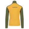 Polar fleece Karpos AMBRIZ. F-Z HOODIE (CEDAR GREEN/RADIANT) for men