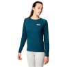 Långärmad T-shirt Picture CLAME LS TECH TEE (B Deep water) - Dam