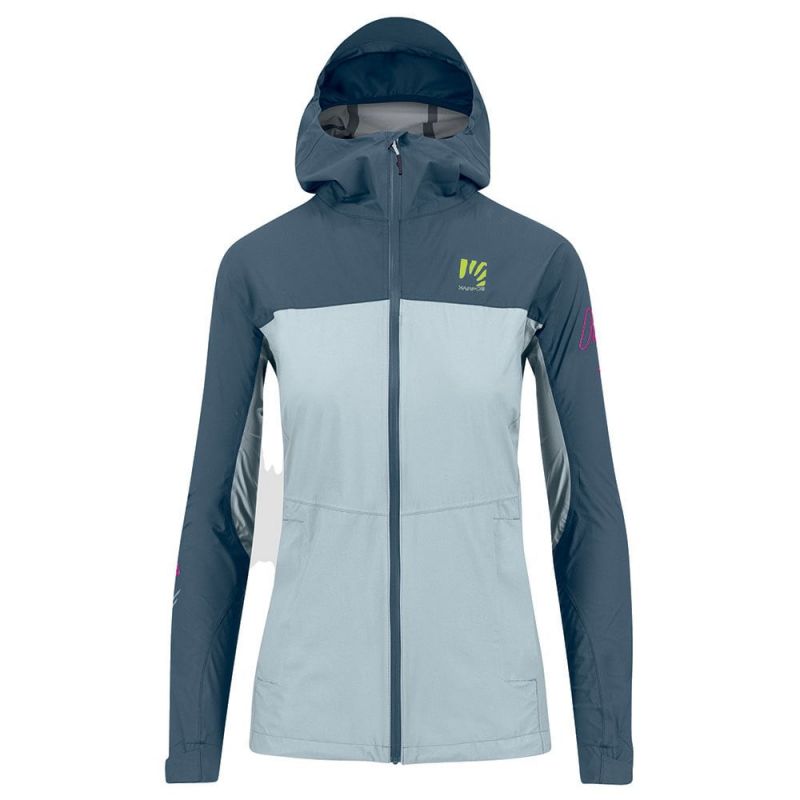 Jakke Karpos Women's LOT RAIN W JKT (SKYWRITING/BLUEFIN)