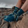 Strumpor BV sport SOCQUETTE TREK GR "HIGH - POLYAMIDE" GRTMB (BLÅ-GUL)
