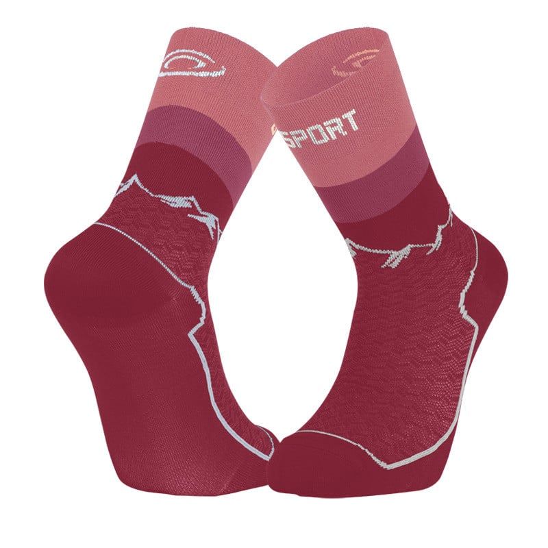 Dubbele sok BV sport SOCQUETTE DOUBLE GR "HAUTE - POLYAMIDE" (ROSE)