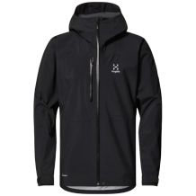 HAGLOFS Front Proof Jacket för män (True Black)