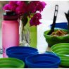 Opvouwbare kom LIFEVENTURE Silicone Flexibowl (Paars)