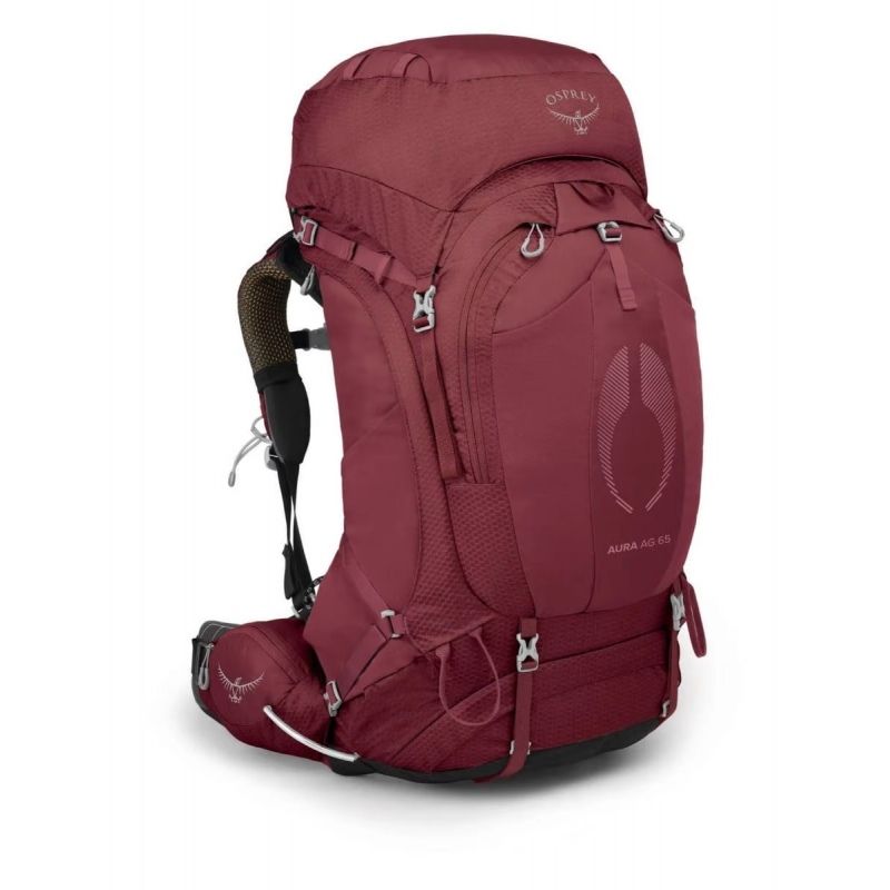 Damesrugzak Osprey Aura AG 65 (Berry Sorbet Red)