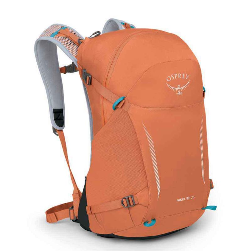 Mochila Osprey Hikelite 26 (Naranja Koi/Azul Ven)