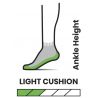 Vaellussukat Smartwool Light cushion Ankle (Charcoal) (hiilenvärinen)