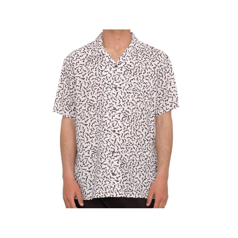Camicia Volcom ASPHALT BEACH SS (LILAC ASH) Uomo