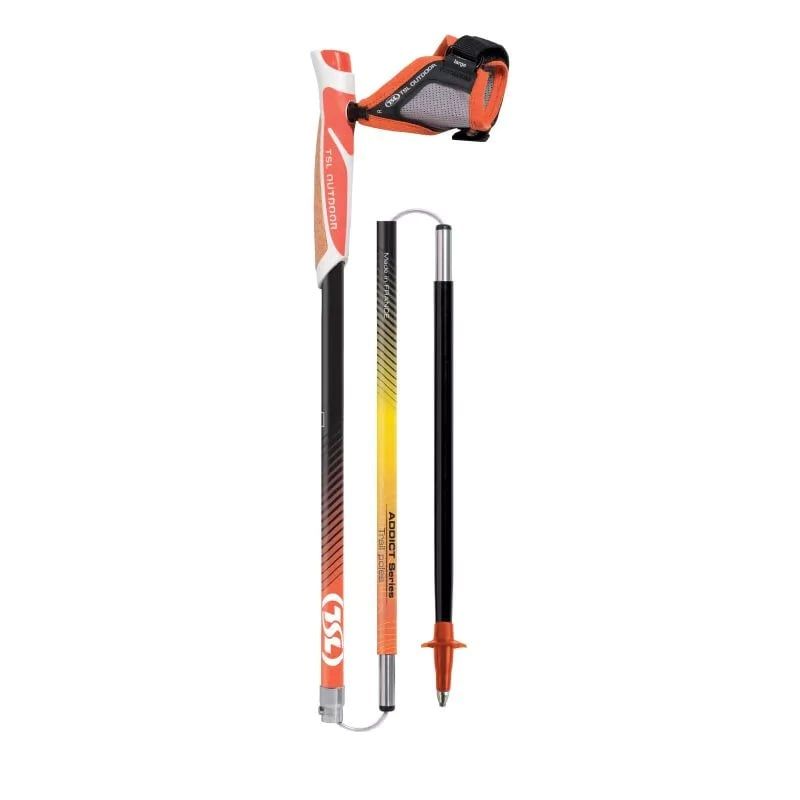 Trailstokken TSL TRAIL Carbon 4 - Kurk kort