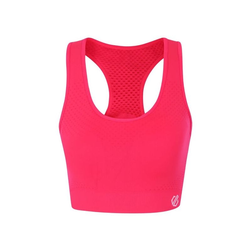 Reggiseno donna Dare2B Don't sweat it Bra (rosa neon)