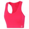 Reggiseno donna Dare2B Don't sweat it Bra (rosa neon)