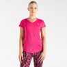 Dames-T-shirt Dare2B Vigilant Tee (Puur Roze)