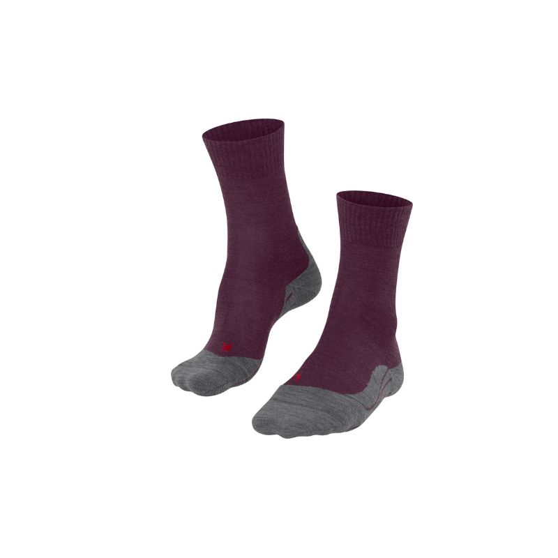 Chaussettes de randonnée Falke Tk5 Wander (Dark mauve) Femme