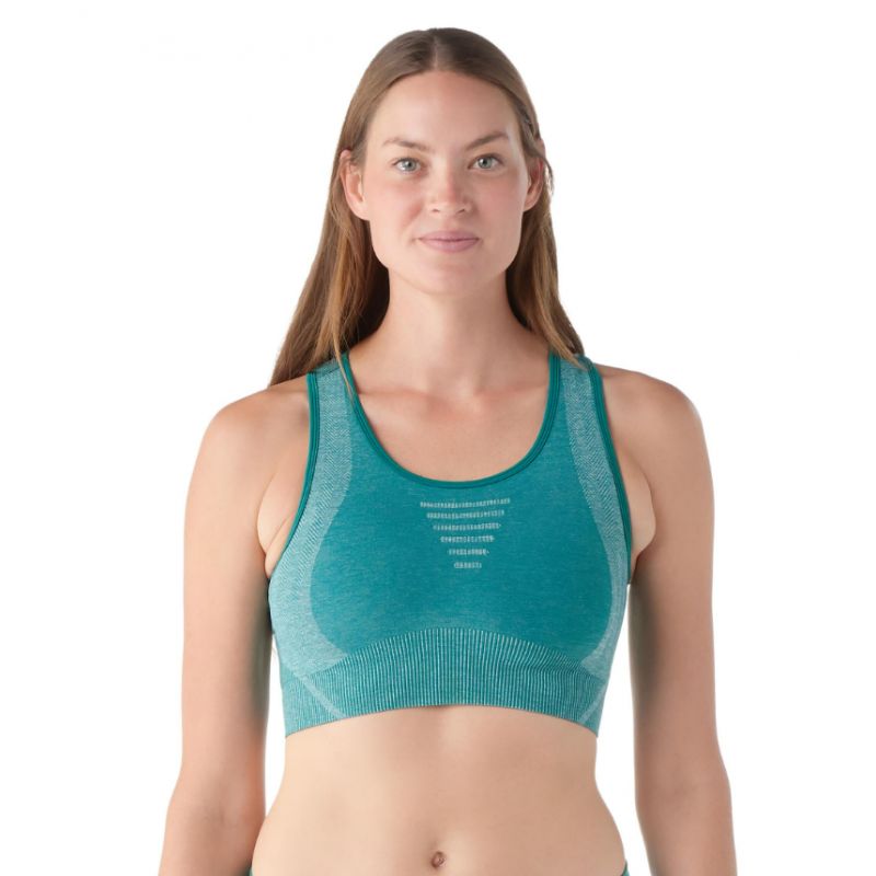 Dam-BH Smartwool Intraknit Racerback (Smaragdgrön)