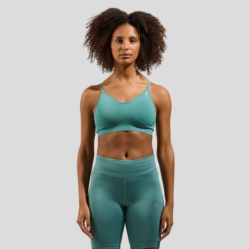 Women's bra Odlo Seamless Soft (Arctic - Grey Melange)