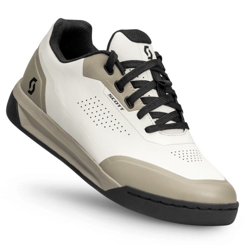 Sykkelsko for menn Scott Evo Flat (beige/svart)