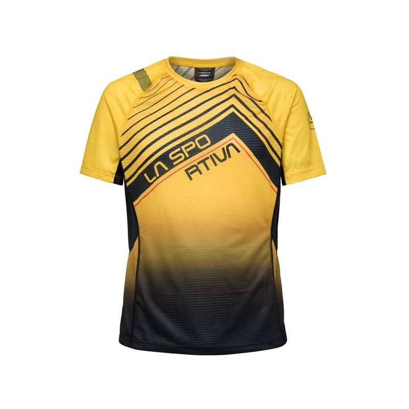 La Sportiva Wave T-Shirt M Yellow/Black (Yellow/Black)
