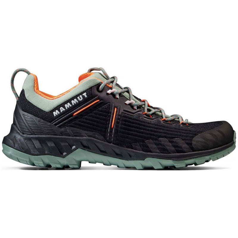 Zapatos de senderismo Mammut Alnasca Knit III Low Mujer (negro-jade)