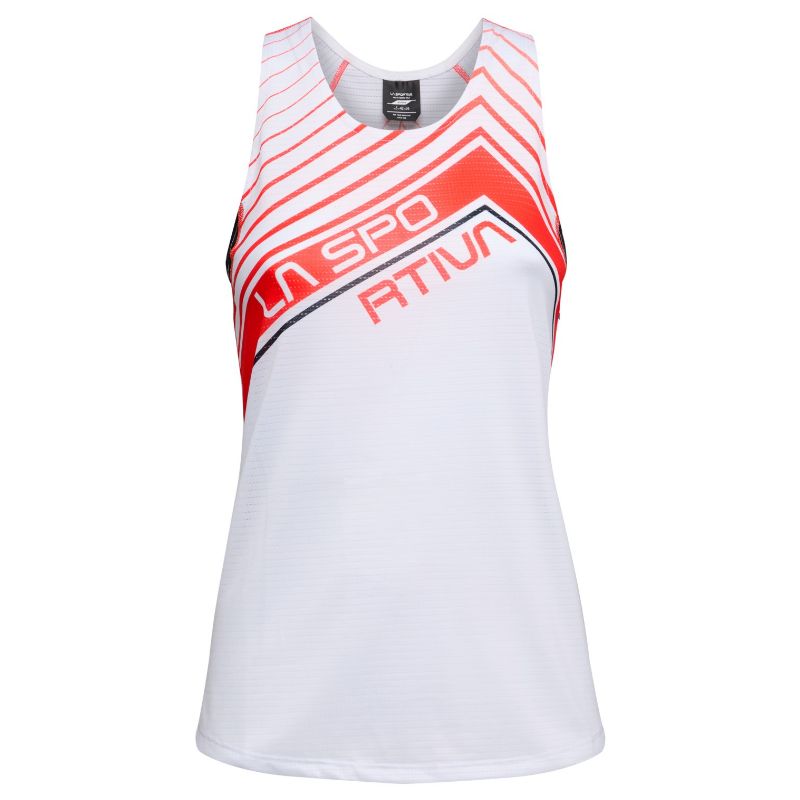 Débardeur de trail LA SPORTIVA Slipstream Tank (White/Black) Femme