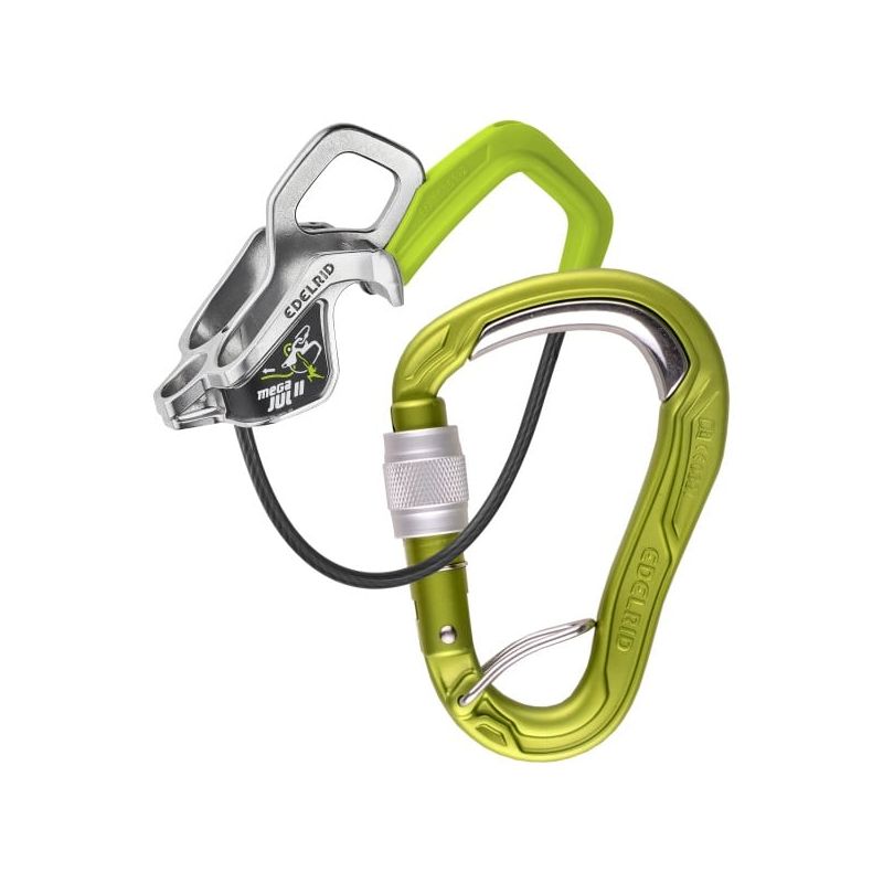 Sikringssett Edelrid Mega Jul Belay Kit Bulletproof Screw II (oasis)