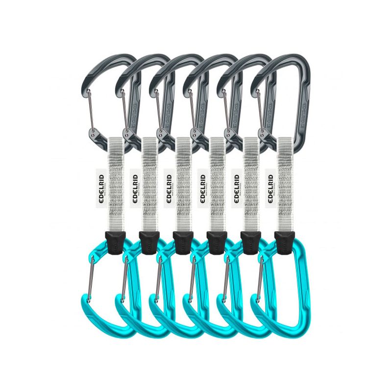Edelrid Pure Wire Set Sixpack (skifer-icemint)