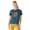 Smartwool Donna Guardian of the Skies Graphic Sh Apparel TWILIGHT BLUE (AZZURRO)