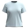 Smartwool Women's Perfect Crew Short Sleeve Tee Everyday WINTER SKY H ( LIGHT BLUE)