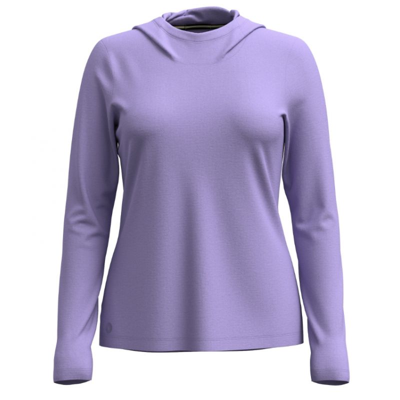 Smartwool Sudadera con capucha Active Ultralite para mujer ULTRA VIOLETA ( LIGHT PURPLE)