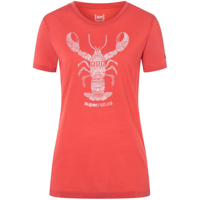 SUPER.NATURAL W TATTOOED LOBSTER TEE Chrysanth/Natural White