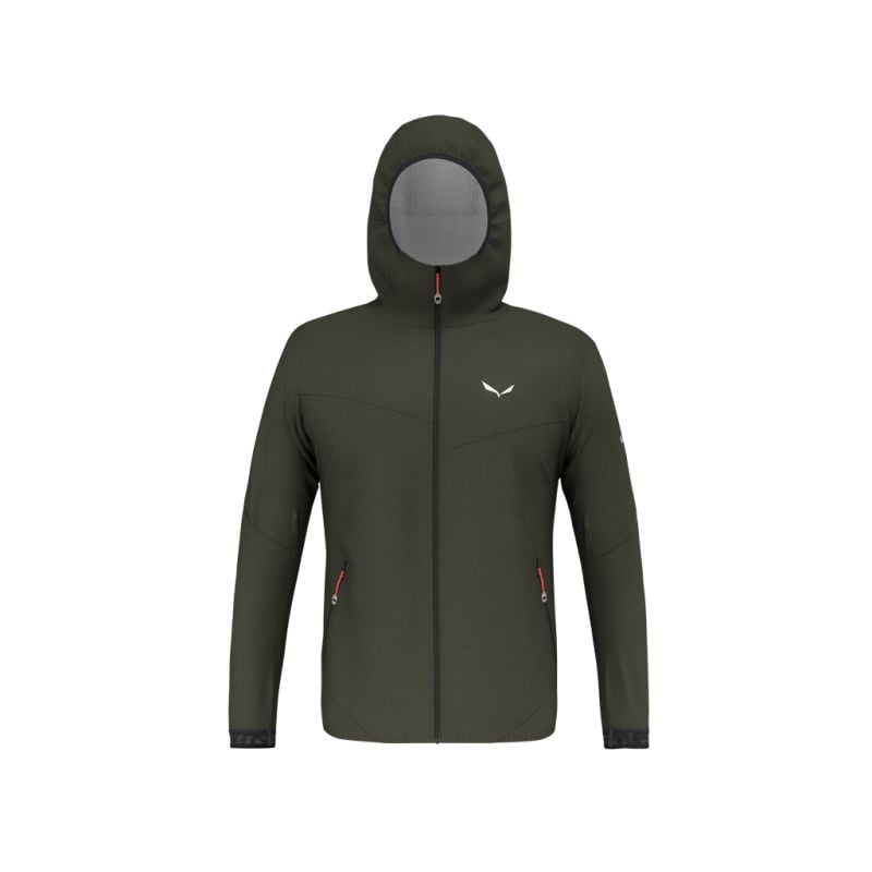 Veste de randonnée SALEWA PEDROC PTX 2.5L LIGHT JACKET (Dark olive) Homme