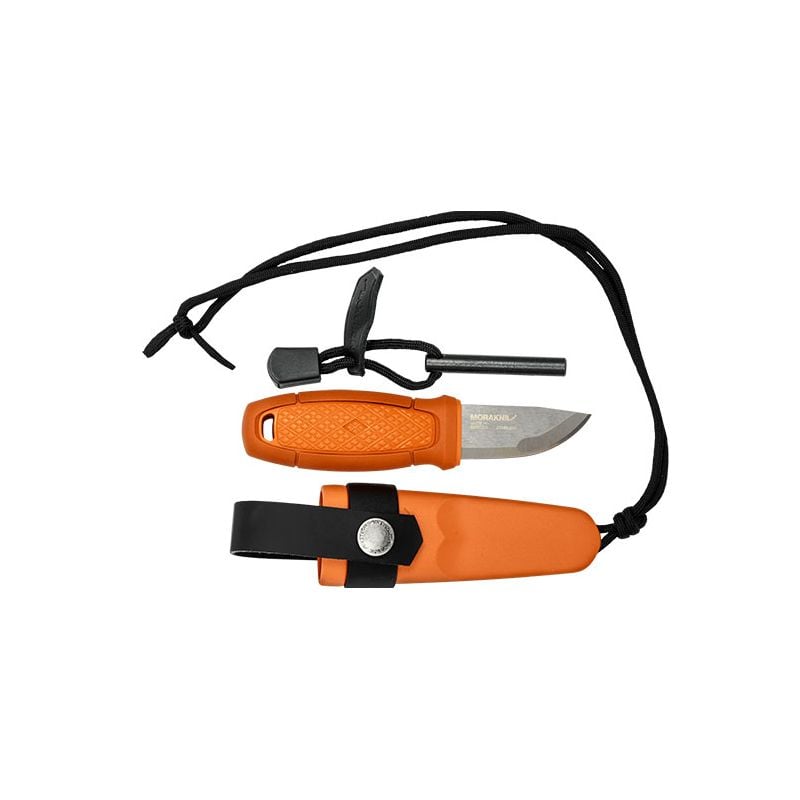 Kit di sopravvivenza Morakniv Eldris con kit antincendio (arancione bruciato)