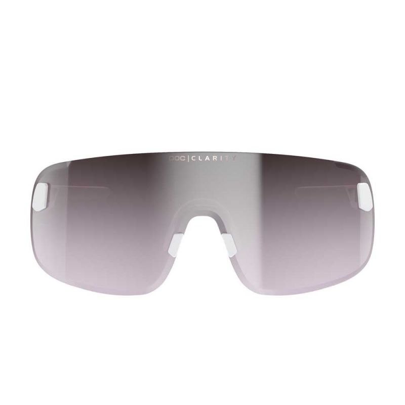 POC Elicit sykkelbriller (Hydrogen White/Clarity Road/Sunny Silver)