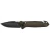 TB Outdoor CAC Lisse - 4 fonctions - Kaki - Lame 85mm - Manche PA6 - Clip réversible ()