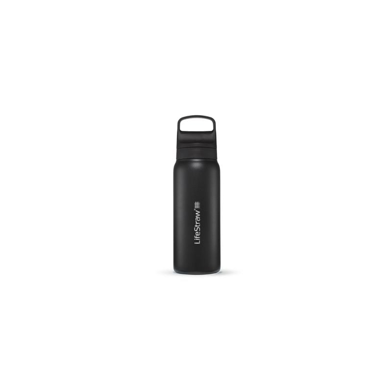 Filterfles Lifestraw go stalen filterfles 650ml (zwart)