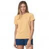 Patagonia W's Cap Cool Daily Graphic Shirt - Waters (Logo Boardshort: Sandy Melon X-Dye)
