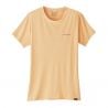 PATAGONIA W's Cap Cool Daily Graphic Shirt - Waters (Boardshort Logo: Sandy Melon X-Dye)