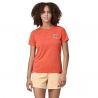 T-shirt PATAGONIA W's Cap Cool Daily Graphic (Unity Fitz : Pimento Red X-Dye) femme