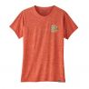 T-shirt för kvinnor Patagonia W's Cap Cool Daily Graphic (Unity Fitz : Pimento Red X-Dye)