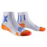 X-SOCKS RUN EXPERT ANKLE - löparstrumpor (VIT/ORANGE/TWYCE BLUE)