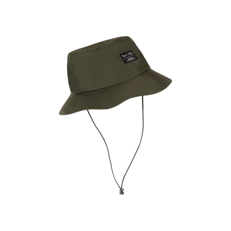 Impermeable bob Salewa PUEZ PTX RAIN HAT (oliva oscuro)