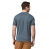 T-shirt Patagonia Men's Cool Merino Graphic (Fitz Roy Fader : Utility Blue)