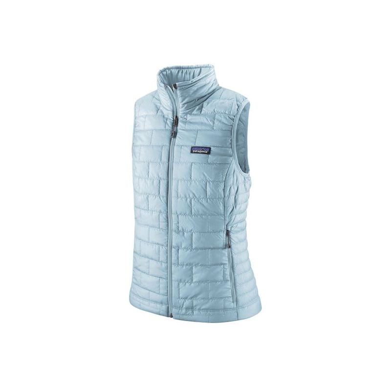 Ermeløs dunjakke for kvinner Patagonia Nano Puff (Chilled Blue)