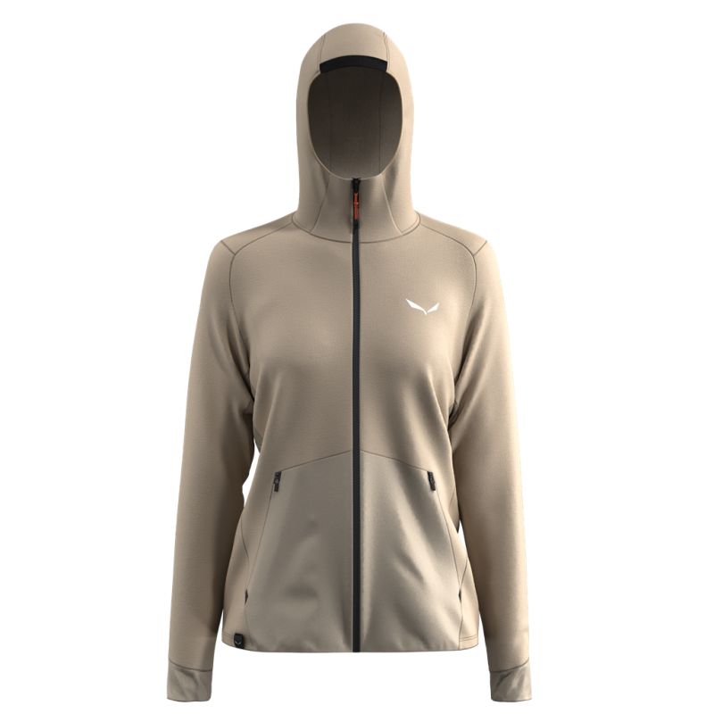 Fleece Salewa PUEZ AM/Durastrech HD JKT (kvicksand) - Dam