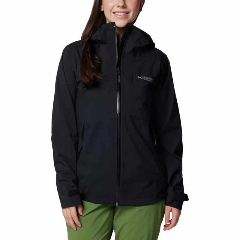 Wandeljack Columbia Ampli-Dry II Shell voor dames (Zwart)