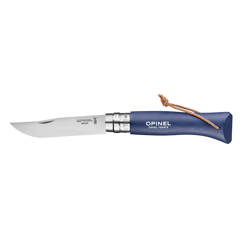 Messer Opinel N°08 Baroudeur (Dunkelblau)
