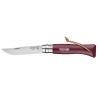 Couteau OPINEL N°08 Baroudeur (Grenat)